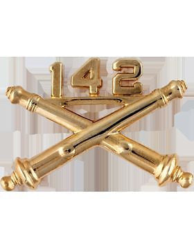 No-Shine (NS-RO-FA-142) 142nd Field Artillery Officer Regimental BOS (Pair)