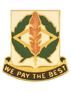 0153 Finance Bn Unit Crest (We Pay The Best)