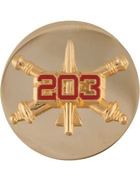 No-Shine (NS-RE-ADA-0203) 203rd Air Defense Artillery Enlisted (Pair)