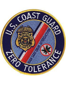 N-CG032 United States Coast Guard Zero Tolerance Patch
