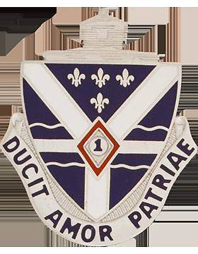 0131 Infantry Unit Crest (Ducit Amor Patriae)