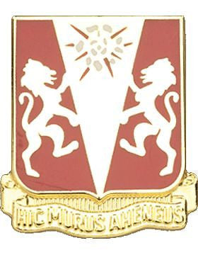 0086 Field Artillery Unit Crest (Hic Murus Aheneus)