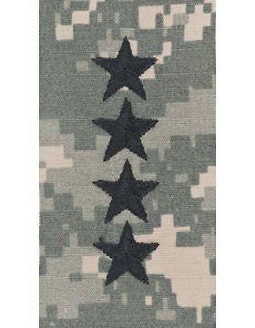 General Point to Center ACU Sew-on Cap Rank