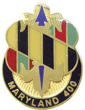 0058 Infantry Brigade Unit Crest (Maryland 400)