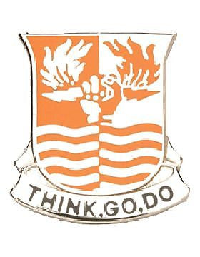 0504 Signal Bn Unit Crest (Think Go Do)