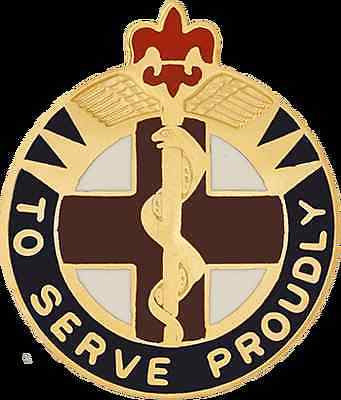 176 Medical Brigade Unit Crest (To Serve Proudly) Former Medical Group