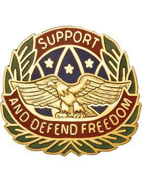 0649 Support Group Unit Crest (Support And Defend Freedom)