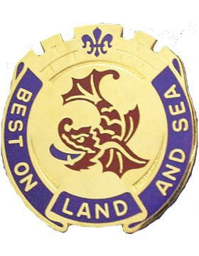 0202 Support Bn Unit Crest (Best On Land And Sea)