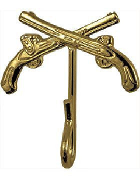 Crossed Pistol Hook (U-931G) Gold