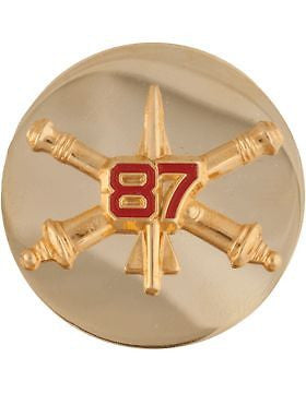 No-Shine (NS-RE-ADA-0087) 87th Air Defense Artillery Enlisted (Pair)