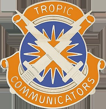 0106 Signal Bde Unit Crest (Tropic Communicators)