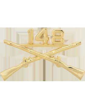 No-Shine (NS-RO-INF-148) 148th Infantry Officer Regimental BOS (Pair)