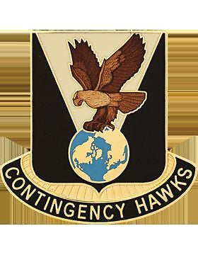 0900 Support Bn Unit Crest (Contingency Hawks)