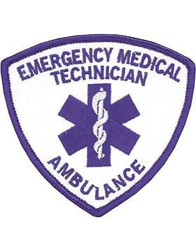 Novelty (U-N326A) Emergency Medical Technician (EMT) with Ambulance Patch