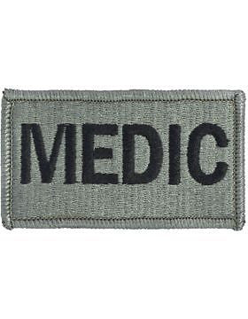 MEDIC ACU Army Patch with Fastener (PV-MEDIC)