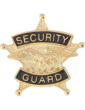 Tie Tac (U-T102G) Security Guard Gold