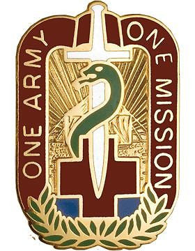 0048 Combat Support Hospital Unit Crest (One Army One Mission)