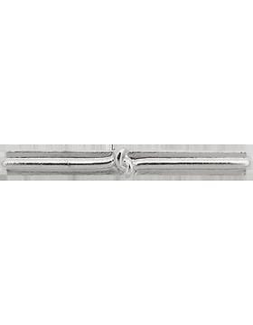 Ribbon Device (R-D117) Silver 1 Knot G.C. Clasp