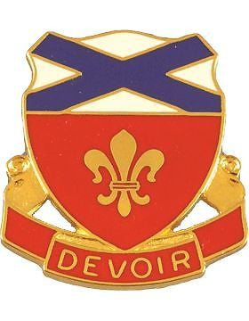 0242 Engineer Bn Unit Crest (Devoir)
