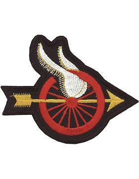 Novelty (U-N312B) Wing and Wheel with Motorcycle Patch (Right)