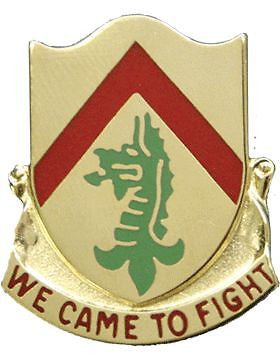 0198 Armor Unit Crest (We Came To Fight)