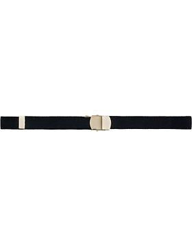 No-Shine (NS-401F) Black Elastic 52" Belt with Buckle and Tip