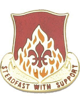 0832 Ordnance Bn Unit Crest (Steadfast With Support)