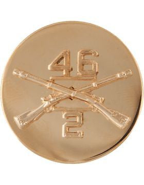 No-Shine (NS-RE-IN-0046-02) 2-46th Infantry Enlisted with 46 (Top) and 2 (Btm)