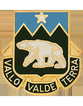 DUI-0761A 761 Military Police Bn Unit Crest (Vallo Valde Terra)