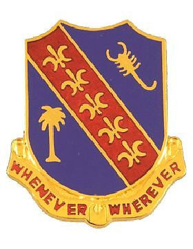 0148 Field Artillery Unit Crest (Whenever Wherever)