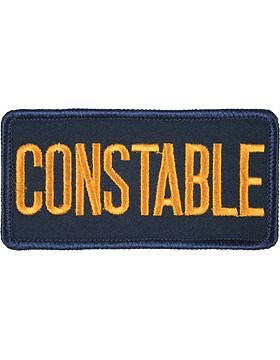 Novelty (U-N128D) Constable 2" x 4" Patch Gold on Navy