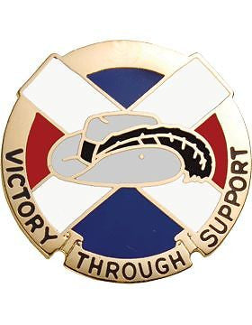 0310 Sustainment Cmd Unit Crest (Victory Through Support)