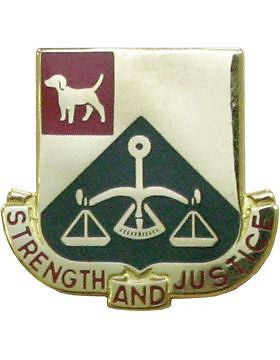 0175 Military Police Bn Unit Crest (Strength And Justice)