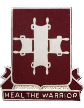 0204 Medical Bn Unit Crest (Heal The Warrior)