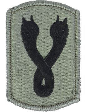 0196 Infantry Brigade ACU Patch with Fastener (PV-0196A)