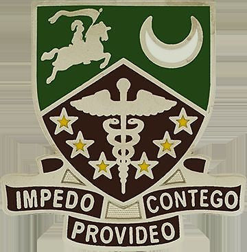0229 Medical Bn MO ARNG Unit Crest (IMPEDO PROVIDEO CONTEGO)