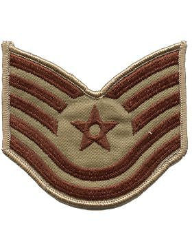 USAF Chevron (AF-C505/L) Technician Sergeant Desert Large (Pair)
