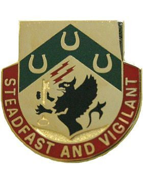 0003 Bde 1 Cavalry Special Troops Unit Crest (Steadfast And Vigilant)