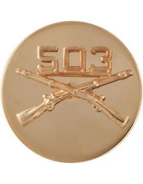 No Shine (NS-RE-INF-0503)  503rd Infantry Enlisted (Each)