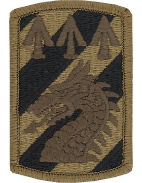 PMV-0003L 3rd Sustainment Bde Scorpion Patch with Fastener (A-1-875)