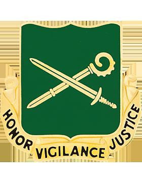 0385 Military Police Bn Unit Crest (Honor Vigilance Justice)