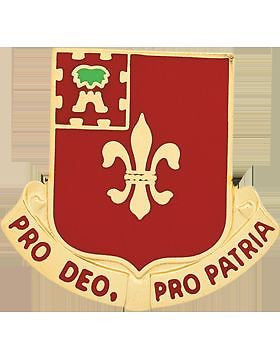 0145 Field Artillery Bn Unit Crest (Pro Deo Pro Patria)