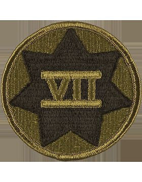7 Corps Subdued Patch