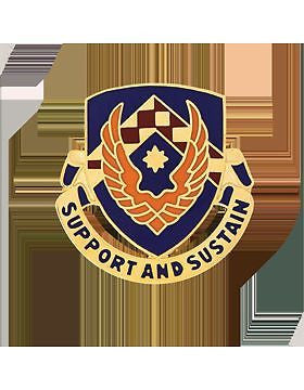 Aviation Logistics School Unit Crest (Support And Sustain)