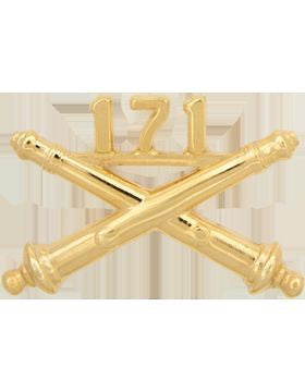 No-Shine (NS-RO-FA-171) 171st Field Artillery Officer Regimental BOS (Pair)